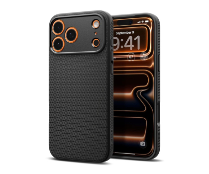 Etui do telefonów SPIGEN Liquid Air do Iphone 17 Pro Max Matte Black 8800283313970